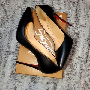 Christian Louboutin pigalle follies black pump heels